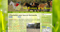 Desktop Screenshot of equitation-normandie.fr